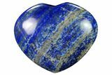 Polished Lapis Lazuli Heart - Pakistan #170949-1
